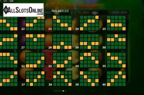 Paylines screen 2