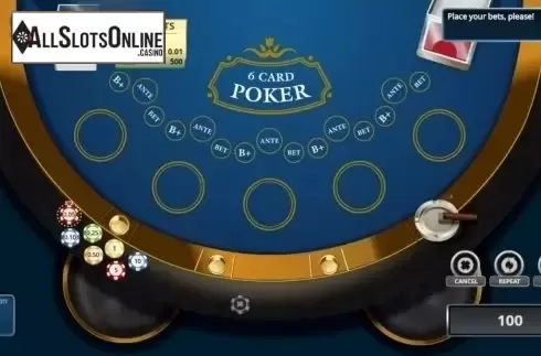 Game Screen 1. 6 Card Poker (Novomatic) from Novomatic