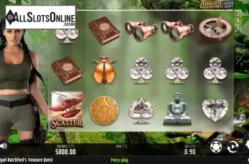 Reel Screen. Abigail Ratchfords Treasure Quest from MGA