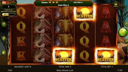 African Luck slot screenshot 5