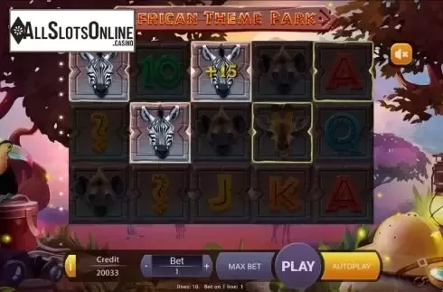 Win screen. African Theme Park from Mancala Gaming