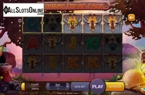 Win screen 3. African Theme Park from Mancala Gaming