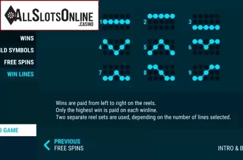 Paytable 4. All The 7s from Slot Factory
