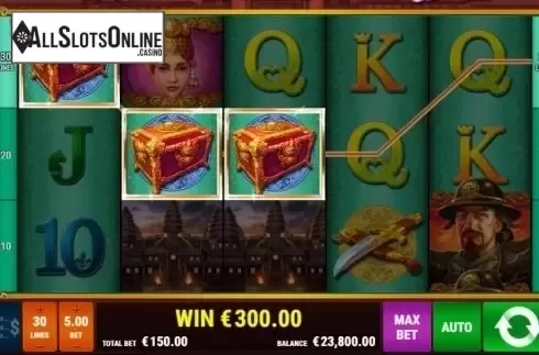 Win Screen. Ancient Riches from edict