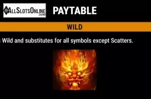 Paytable 1. Ancient Riches from edict