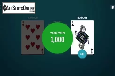 Win Screen 4. Andar Bahar (Woohoo) from Woohoo