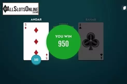 Win Screen 2. Andar Bahar (Woohoo) from Woohoo