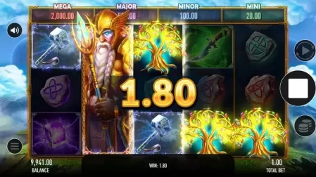 Asgardian God slot screenshot 5