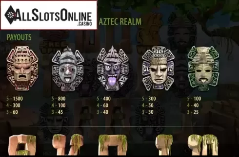 Aztek Real. Aztec Realm from 888 Gaming