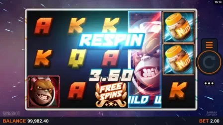 Banana Odyssey slot screenshot 2