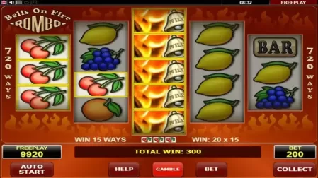 Bells on Fire Rombo slot screenshot 4