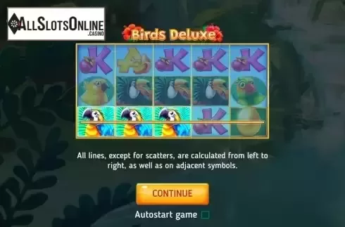 Start Game screen