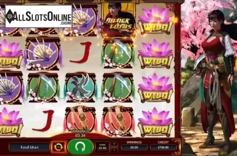 Win Screen 4. Black Lotus from Bulletproof Games