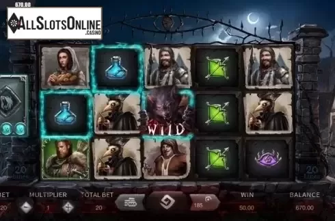 Win Screen 2. Blood wolf Legend from Dream Tech