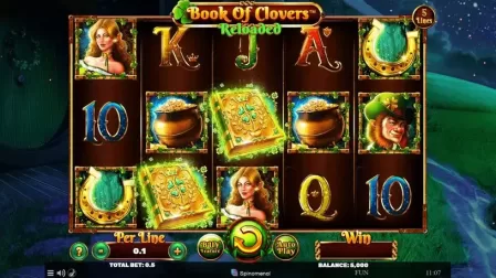 Book Of Clovers Reloaded slot screenshot 1