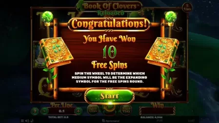 Book Of Clovers Reloaded slot screenshot 3