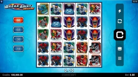 Break Away Deluxe slot screenshot 1