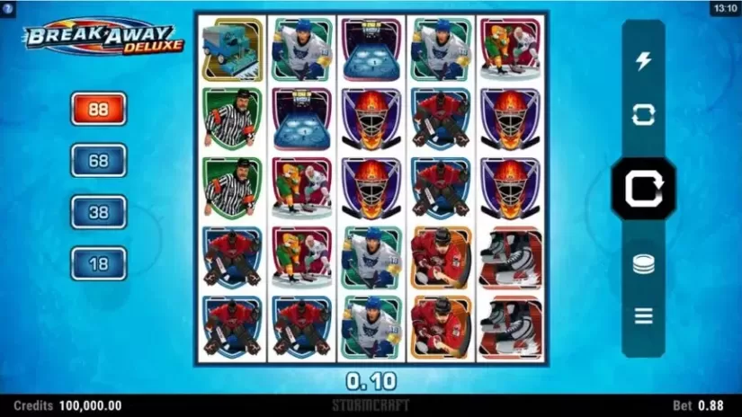 Break Away Deluxe slot screenshot 1