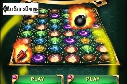 Intro screen. Burst Puzzle from Mikado Games