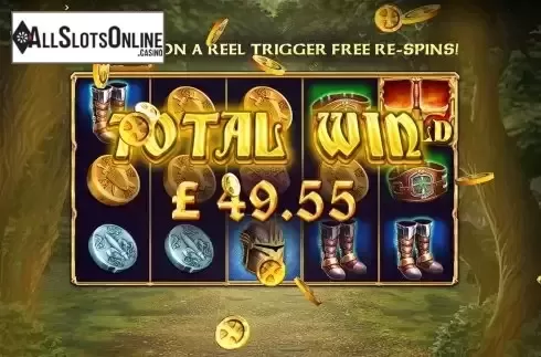 Total Win in Respins Screen