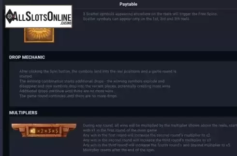 Paytable 2