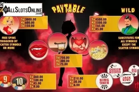 Screen2. Devil's Lust from Booming Games