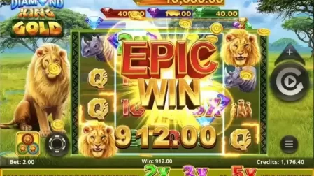 Diamond King Gold slot screenshot 2