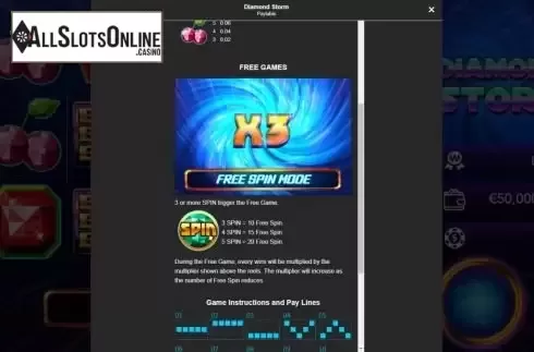 Features screen