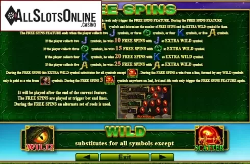 Screen3. Dragon Reborn from EGT