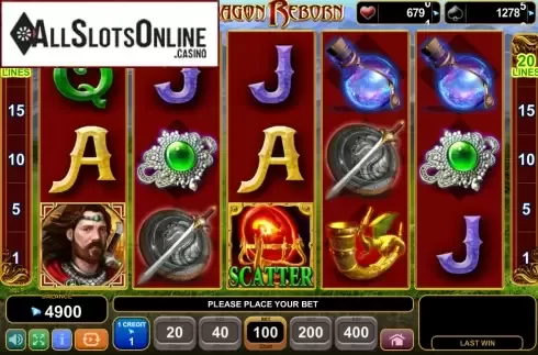 Screen7. Dragon Reborn from EGT