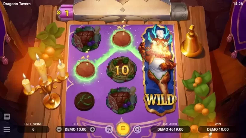 Dragon's Tavern slot screenshot 5