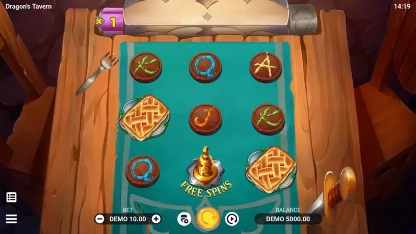 Dragon's Tavern slot screenshot 1