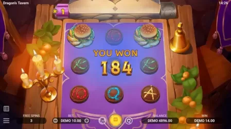 Dragon's Tavern slot screenshot 6