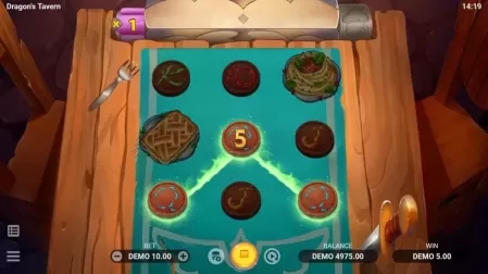Dragon's Tavern slot screenshot 2