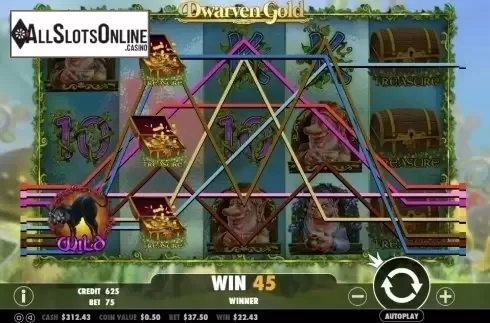 Win Screen 2. Dwarven Gold from Pragmatic Play