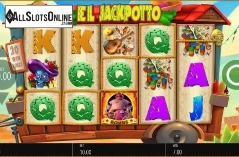 Win screen 3. El Jackpotto from Blueprint