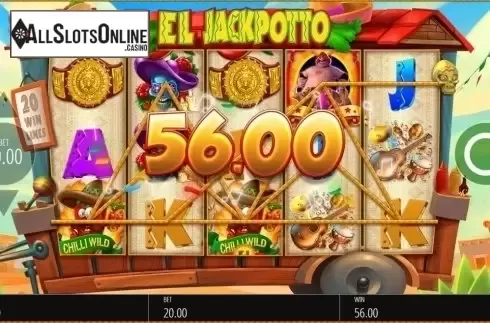 Win screen 2. El Jackpotto from Blueprint
