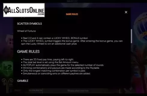 Game Feature screen 2
