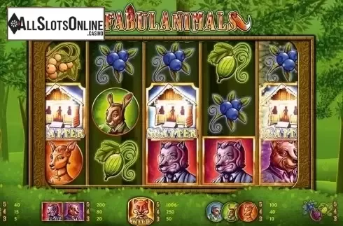 Paytable 1. Fabulanimals HD from Merkur