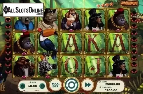Reel screen. Fancy Jungle from Spinmatic