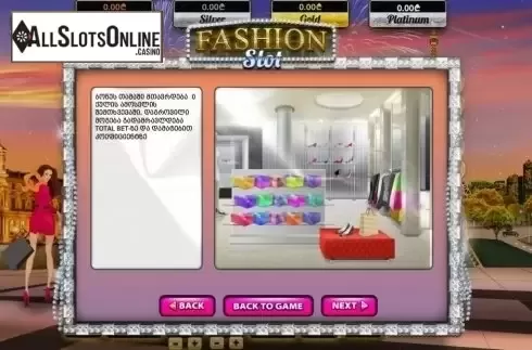 Bonus 3. Fashion Slot (Betsense) from Betsense