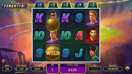 Firekick! Multimax slot screenshot 6