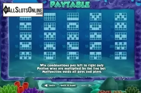 Paytable 2. Fish And Chips (Pariplay) from Pariplay