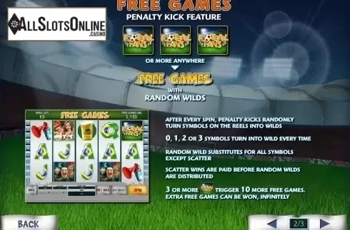 Paytable 2. Football Fans from Playtech