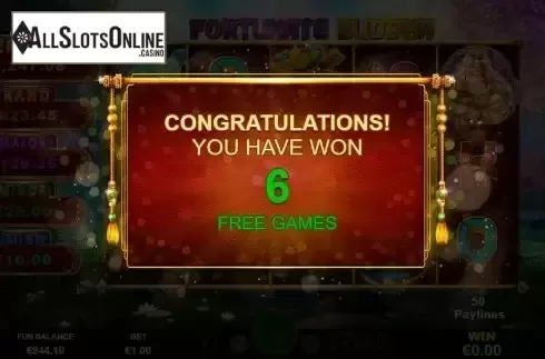 Free Spins Win Screen 2