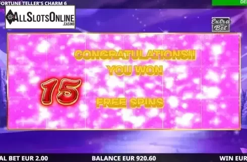 Free Spins screen 2