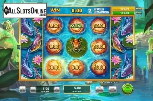 Bonus Game. Frogs Gift from Playtech
