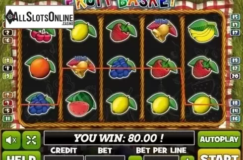 Win Screen. Fruit Basket from PlayPearls