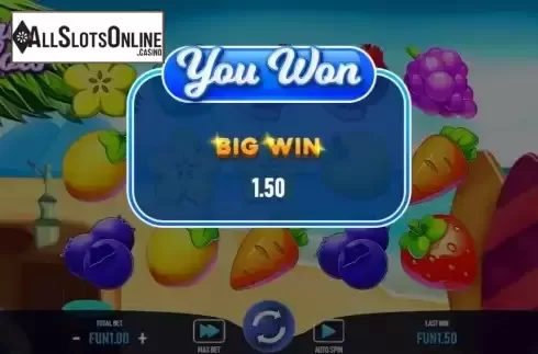 Big Win screen
