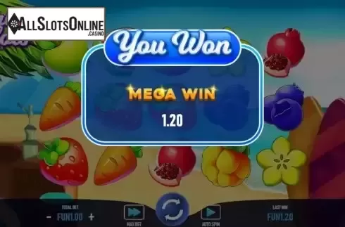 Mega Win screen
